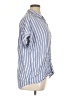 BeachLunchLounge Stripes Blue Short Sleeve Button-Down Shirt Size XL - photo 4