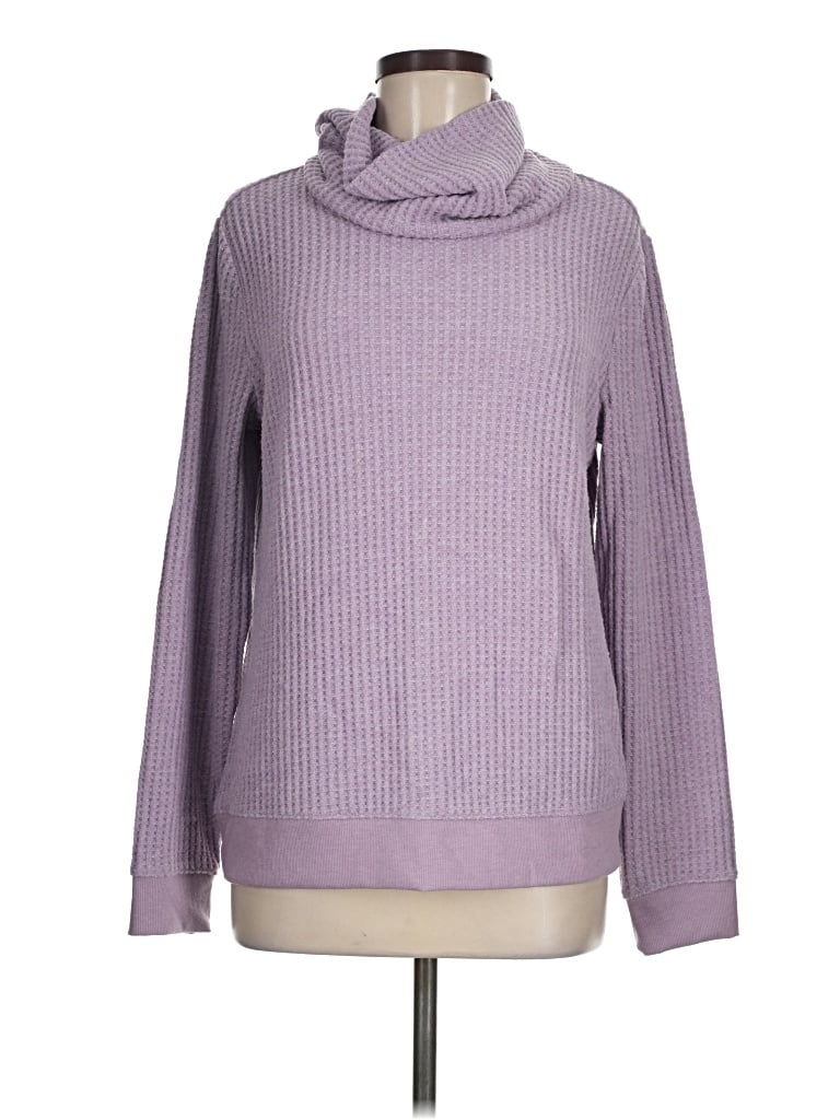 Pre-owned Haven Well Within Turtleneck Sweater In Purple