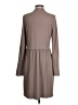 Entro Solid Gray Brown Casual Dress Size S - photo 2