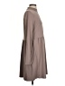 Entro Solid Gray Brown Casual Dress Size S - photo 4