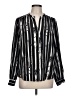 L'Agence Stripes Black Long Sleeve Blouse Size Lg (3) - photo 1