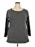 C9 By Champion Gray 3/4 Sleeve Top Size XXL - photo 1