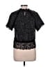 Zara Black Short Sleeve Blouse Size L - photo 2