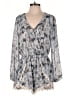 Astr 100% Polyester Print Gray Romper Size M - photo 1