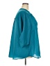 Torrid 100% Polyester Teal 3/4 Sleeve Blouse Size 4X Plus (4) - photo 4