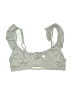 Eberjey Stripes Green Ivory Swimsuit Top Size XS (estimated) - photo 1