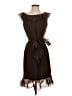 Shani 100% Polyester Brown Cocktail Dress Size 4 - photo 1