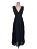 Just Found 100% Rayon Solid Blue Cocktail Dress Size S - photo 1
