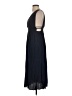 Just Found 100% Rayon Solid Blue Cocktail Dress Size S - photo 5