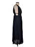 Just Found 100% Rayon Solid Blue Cocktail Dress Size S - photo 4