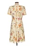 Donna Ricco 100% Polyester Floral Tan Casual Dress Size 10 - photo 2