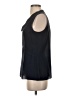 Tory Burch 100% Silk Black Sleeveless Top Size 4 - photo 5
