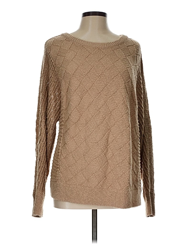 Pre-owned Jjill Pullover Sweater In Tan