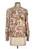 Shein Paisley Ivory Long Sleeve Blouse Size XS - photo 1