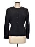 Style&Co 100% Silk Black Blue Jacket Size 10 Petite - photo 1