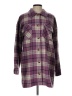 Hem & Thread Plaid Purple Coat Size L - photo 1