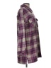 Hem & Thread Plaid Purple Coat Size L - photo 4