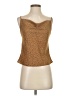 Shein 100% Polyester Gold Sleeveless Blouse Size 2 - photo 1