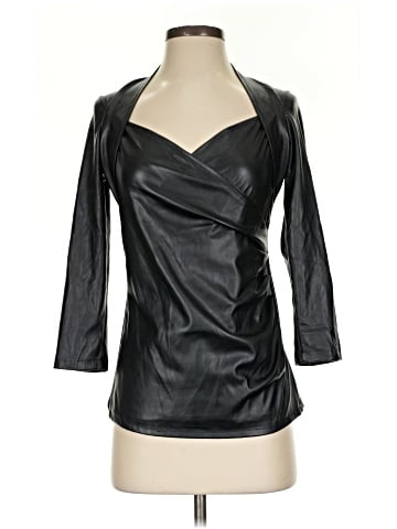 Julian Chang Faux Leather Top (view 1)