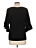 Boutique + Black 3/4 Sleeve Top Size Lg Plus - photo 2