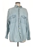 Bill Blass 100% Cotton Blue Denim Jacket Size M - photo 1