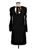 Cupio Solid Black Casual Dress Size M - photo 2