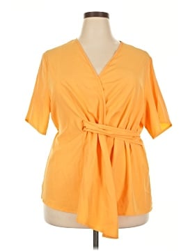 Shein Curve Short Sleeve Blouse