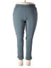 Croft & Barrow Solid Teal Active Pants Size 18 - photo 1