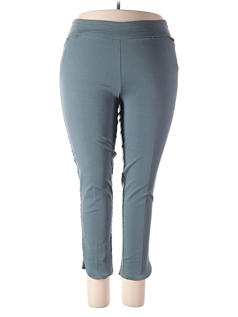 Pre-owned Croft & Barrow Active Pants In Teal