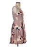 Soprano Floral Tan Cocktail Dress Size S - photo 4