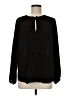 Joan Vass Black Long Sleeve Blouse Size M - photo 1