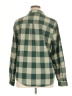 BeachLunchLounge Checkered-gingham Green Long Sleeve Blouse Size XL - photo 2