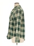 BeachLunchLounge Checkered-gingham Green Long Sleeve Blouse Size XL - photo 5