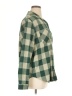 BeachLunchLounge Checkered-gingham Green Long Sleeve Blouse Size XL - photo 4