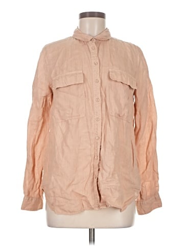 Monoprix femme Long Sleeve Button-Down Shirt (view 1)