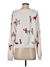 Gilly Hicks Print White Pullover Sweater Size S - photo 2