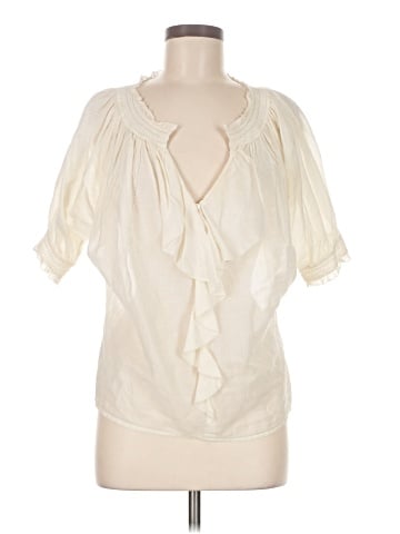 Diane von Furstenberg Short Sleeve Blouse (view 1)
