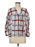 Unbranded Silver 3/4 Sleeve Blouse Size M (estimated) - photo 1