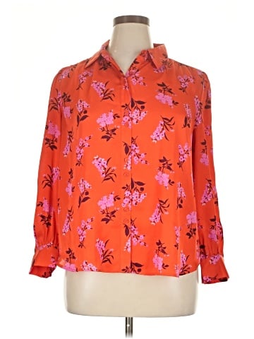 Ann Taylor Factory Long Sleeve Blouse (view 1)