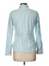 SuperDuper 100% Cotton Stripes Teal Long Sleeve Button-Down Shirt Size 8 - photo 2