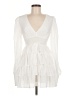 Lavender Brown White Cocktail Dress Size M (estimated) - photo 1
