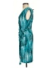 BCBGMAXAZRIA Tie-dye Teal Cocktail Dress Size S - photo 5