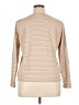Lands' End 100% Cotton Tan Long Sleeve Top Size 14 - photo 2