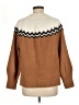 Ann Taylor Chevron-herringbone Brown Pullover Sweater Size M - photo 2