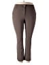 89th & Madison Brown Green Active Pants Size 20W - photo 1