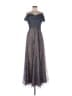 Rene Ruiz 100% Polyester Blue Cocktail Dress Size 6 - photo 1