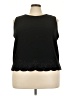 K Woman Black Sleeveless Blouse Size 24 - photo 1