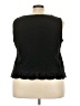 K Woman Black Sleeveless Blouse Size 24 - photo 2
