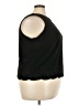 K Woman Black Sleeveless Blouse Size 24 - photo 4