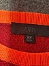 Zara Color Block Burgundy Pullover Sweater Size L - photo 7